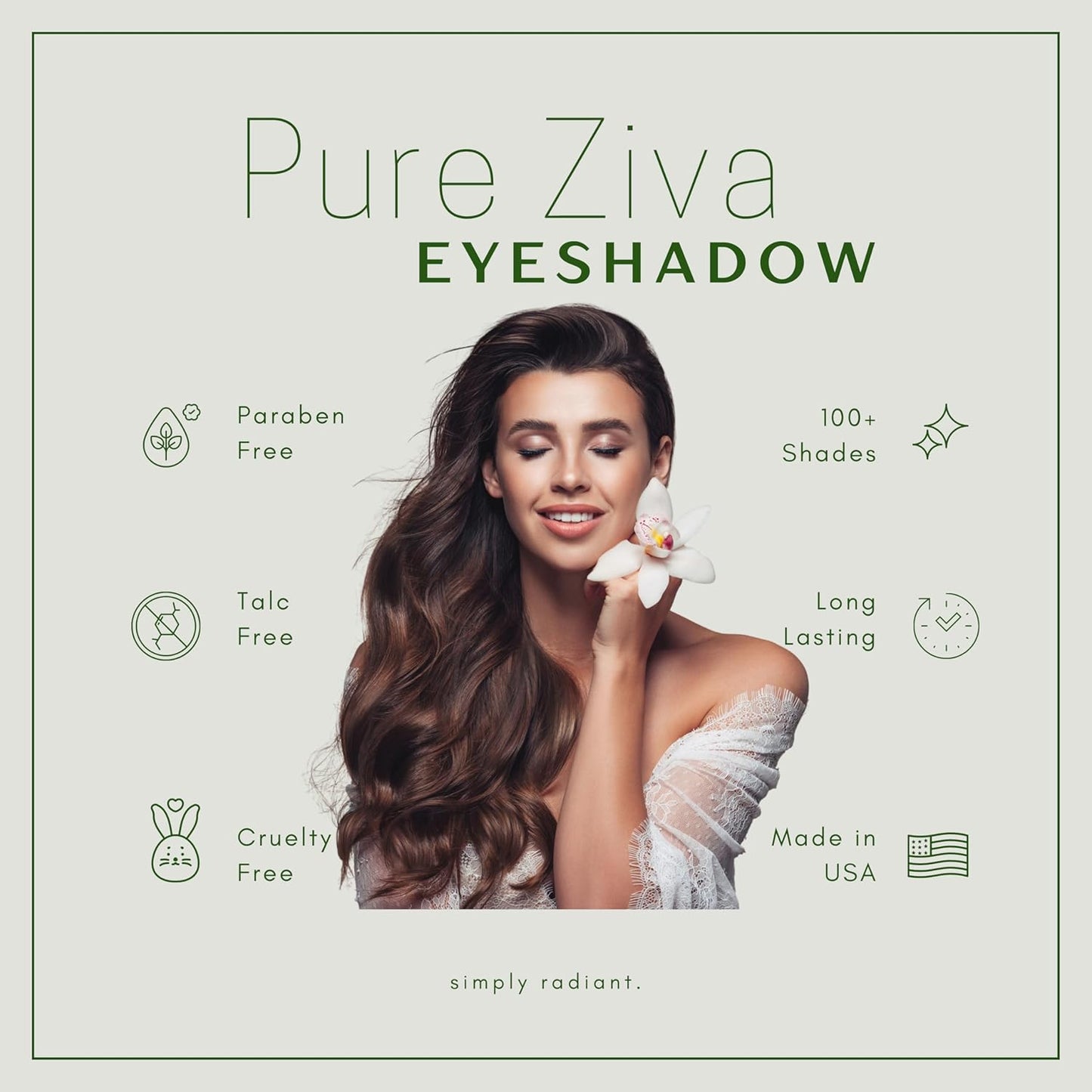 Coral Reef Dark Peach Pink Loose Eyeshadow Powder Pigment, Single Glitter Mineral Dust Jar Pot, Talc & Paraben Free, No Animal Testing & Cruelty Free