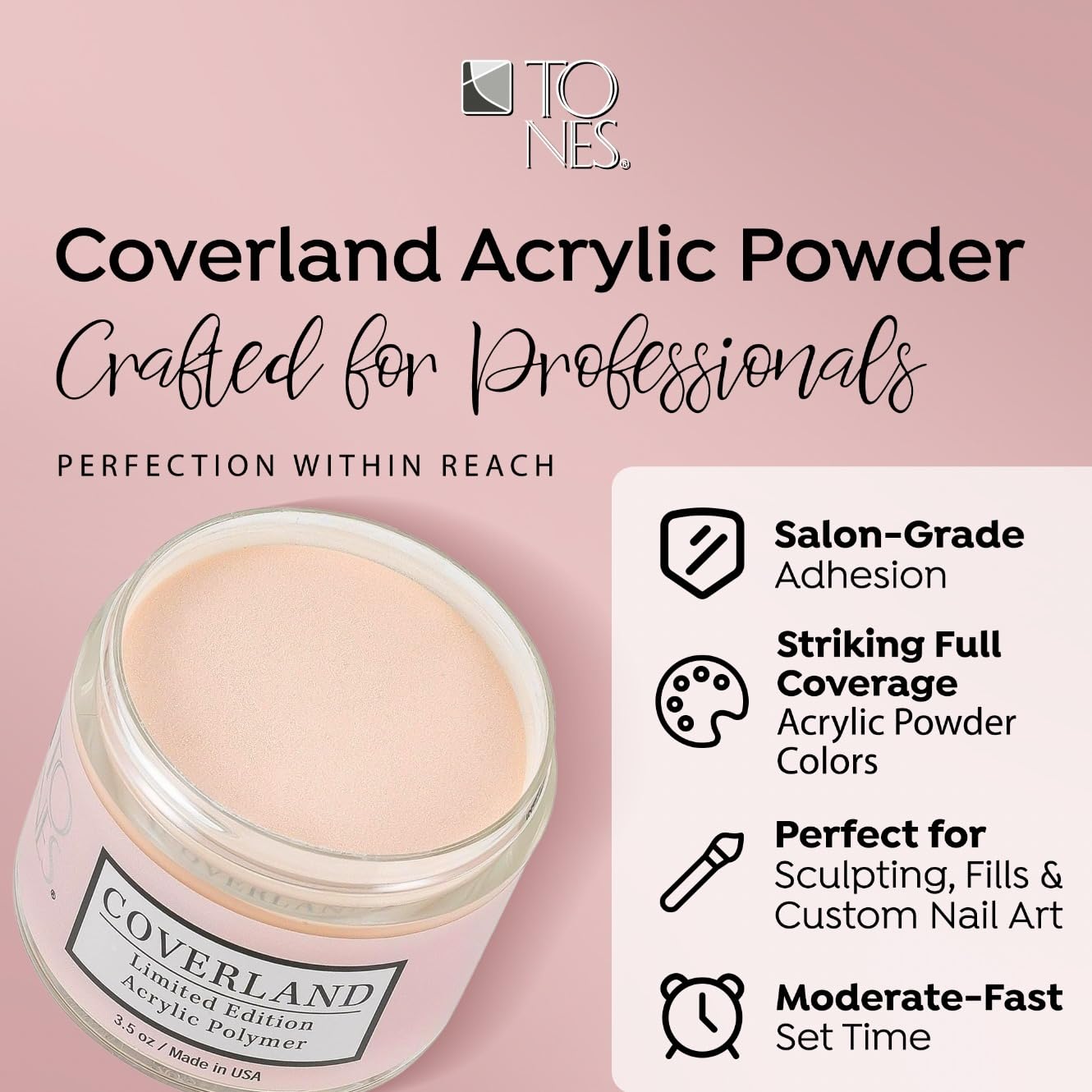 Coverland Acrylic Powder 3.5oz "Bombshell" - Limited Edition