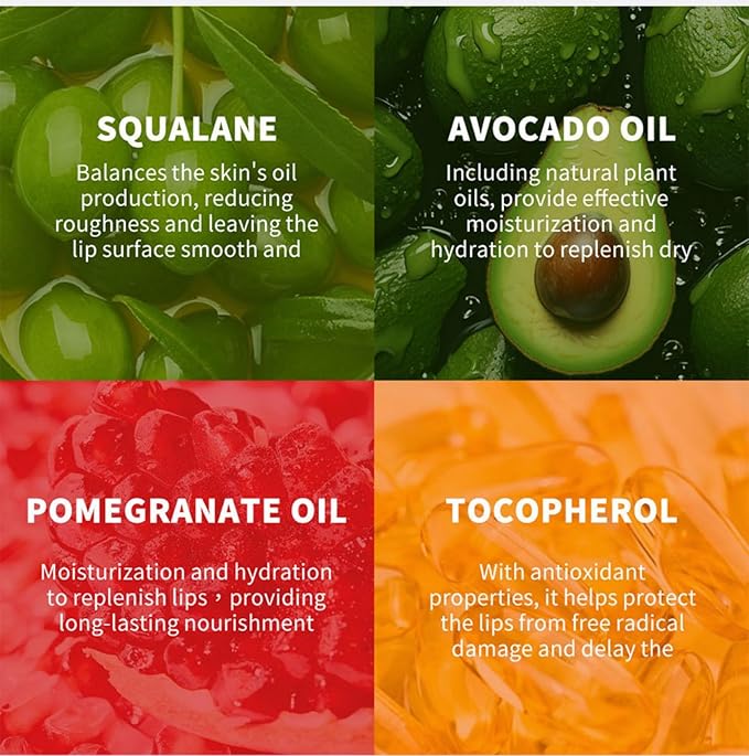 MAEPEOR Glowing Lip Oil 7 Colors Hydrating Lip Balm Nourishing Lip Care Lip Treatment Glossy Finish Non-sticky Moisturizing Lip Balm (01 Coral)