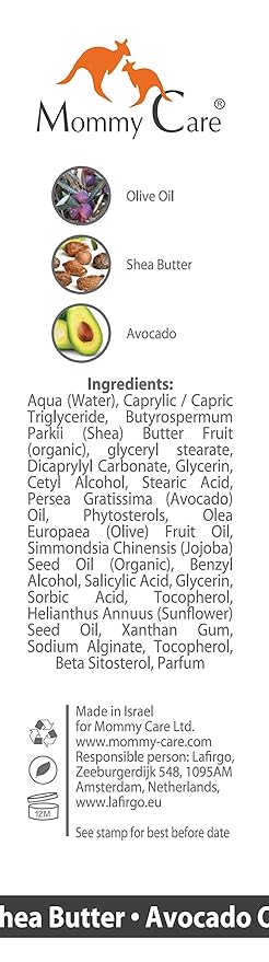 Stretch Mark Remover for Pregnancy, Anti Striae - Anti Stretch Marks, All Natural Organic Maternity Stretch Mark Prevention Lotion with Shea Butter Avocado and Olive Oil