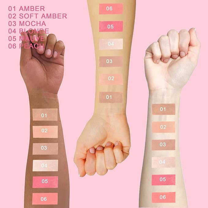 Dual-Ended Cream Blush Stick,Cream Blush Makeup Stick,Buildable Blush Stick for Cheeks Long Wearing,Easy Application,Lightweight Multi Stick,Plum & Peach