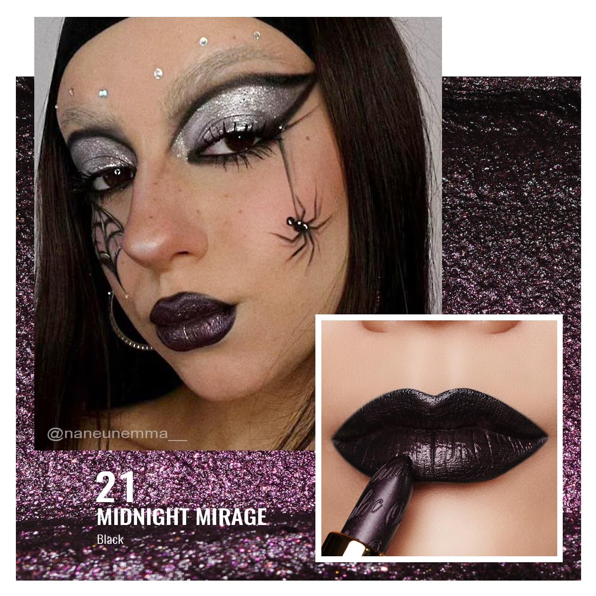 Oulac Metallic Lipstick Set 3PCS High Impact Lipcolor with Moisturizing Formula, Vegan Beauty, Full-Coverage Lip Color, Gift Lipstick for Women, 4.3g X 3PCS, 16+20+21