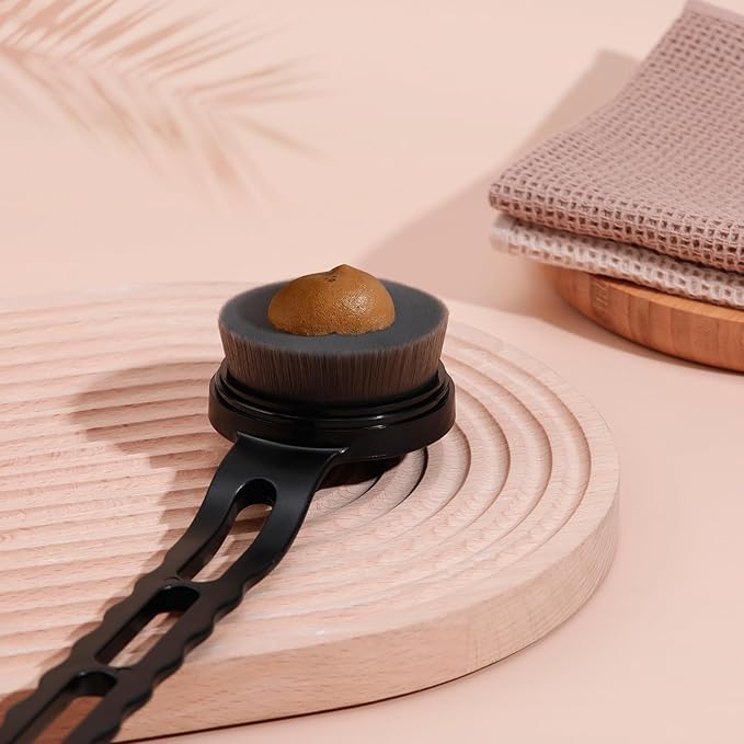 docolor Self Tanner Back Applicator, Plastic Long Handle Back Tanning Applicator Large Body Makeup Brush Vegan & Cruelty Free Self Tanner Brush For Self Tanner, Sunscreen, Bronzer, Foundation