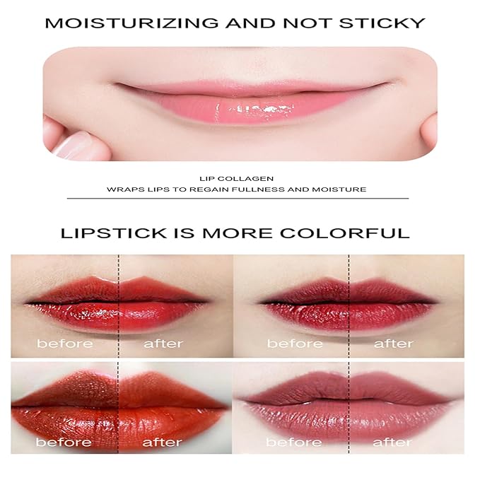 Lip Collagen Plumper Moisturizing Lip Repairing Sleeping Mask with Squalane Fade Lip Lines Hydrating Lip Treatment for Remove Dead Skin Beauty Care