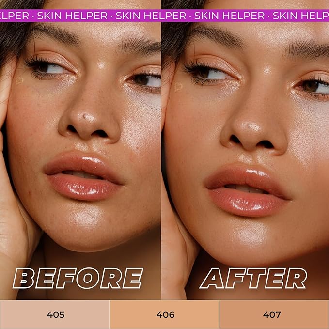 Lamel OhMy Clear Face Powder - Light Natural Coverage & Suet Control - Cruelty Free - Sand Beige N.405