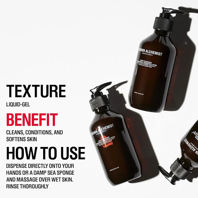 Grown Alchemist Body Cleanser. Gentle Body Wash that Hydrates and Cleanses Skin (300ml).