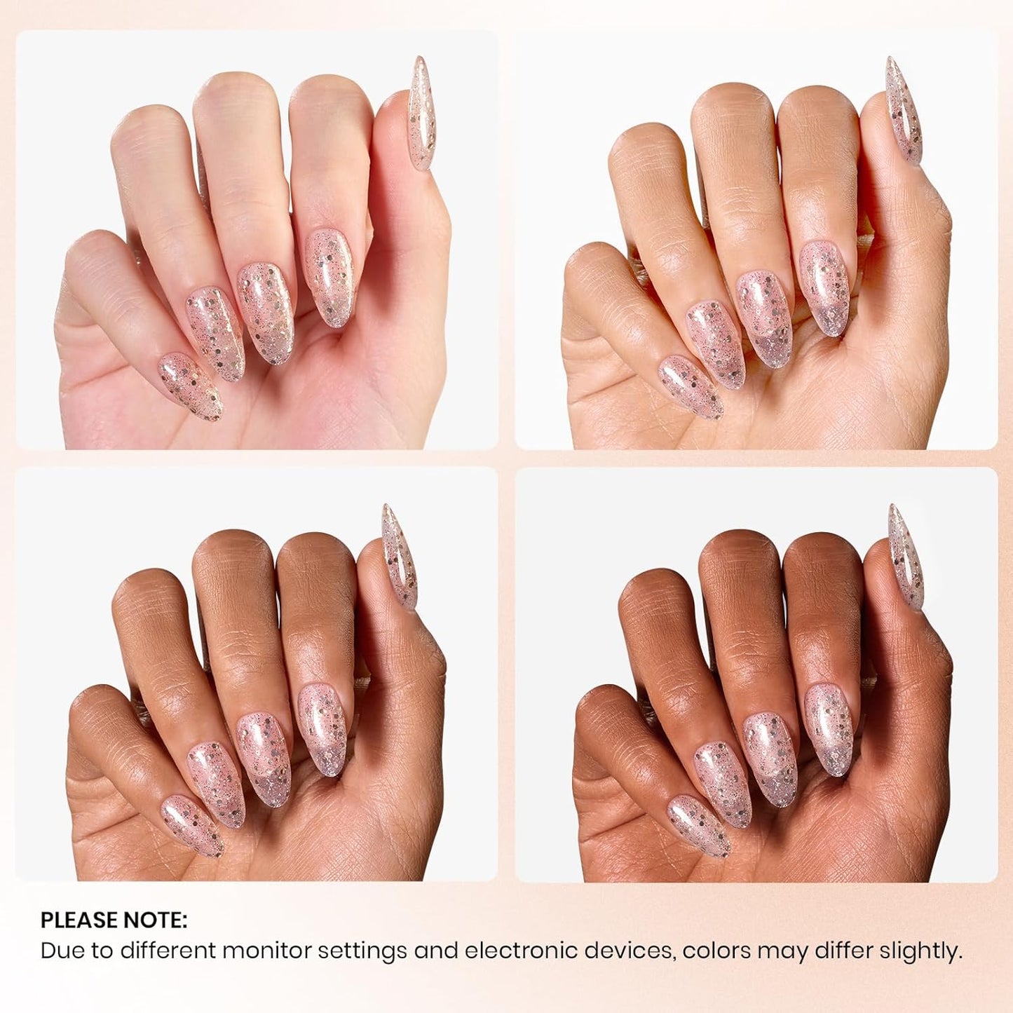 Beetles Gold Glitter Gel Nail Polish, 9ml Diamond Shiny Gel Polish Shimmer Reflective Sparkle Gold Color for Nail Art Soak Off UV LED Nail Lamp Dancing Glitter Gifts for Women