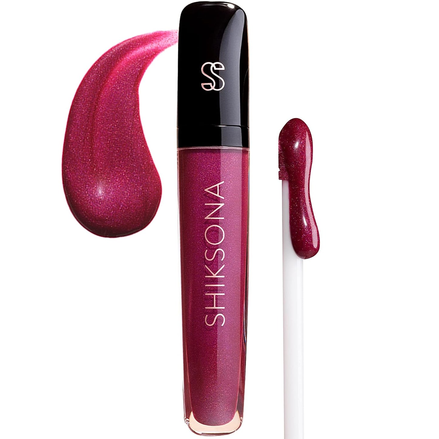 High Shine Lip Gloss | Hydrating, Vegan, High Pigment, Non-Sticky Lipgloss in a Timeless, Universal Color | Executive Eye Candy (Plum)