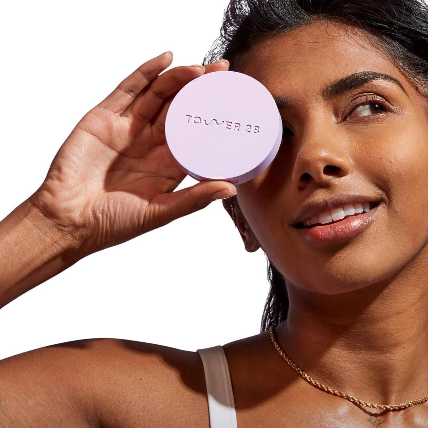 Tower 28 GetSet™ Talc-Free Setting Powder – Blurring, Soft Matte, Sweat-Proof & Transfer-Proof – Hydrating, Sensitive Skin Safe, Vegan & Cruelty-Free – Translucent Trestles