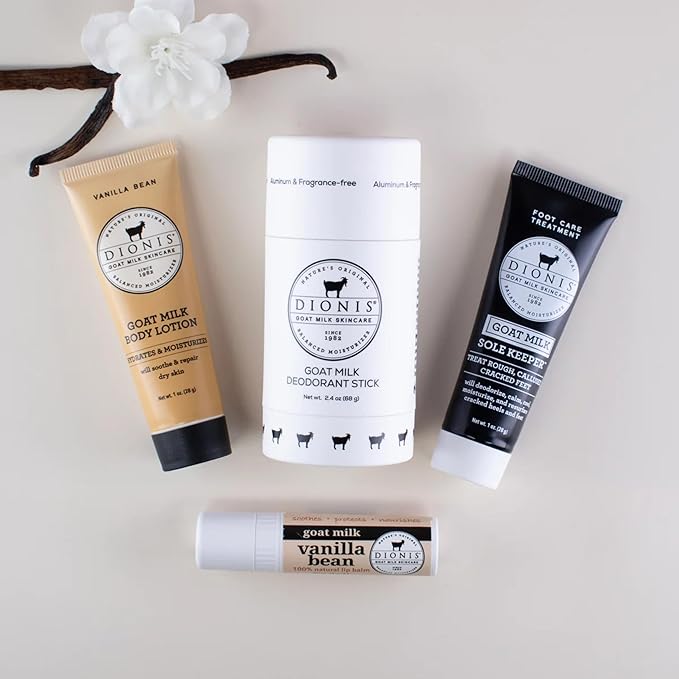 Dionis Vanilla Bean Goat Milk Body Care Bundle