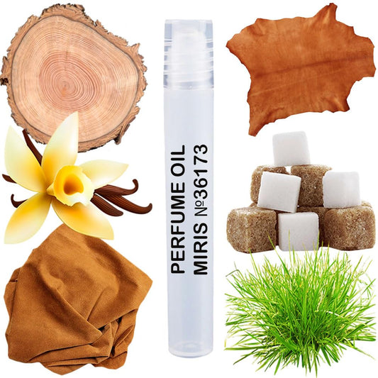 MIRIS Perfume Oil No. 36173, Inspired by Ch Men, Long-Lasting Men Roll-On, Rollerball 0.34 Fl Oz / 10 ml