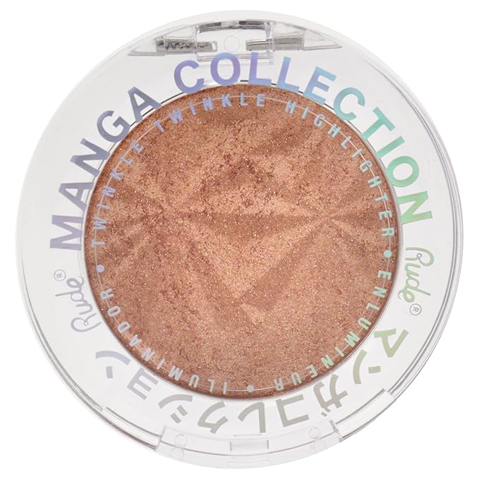 Rude Cosmetics Manga Collection Twinkle Twinkle Highlighter - Rudekos Dragon Highlighter Women 0.14 oz