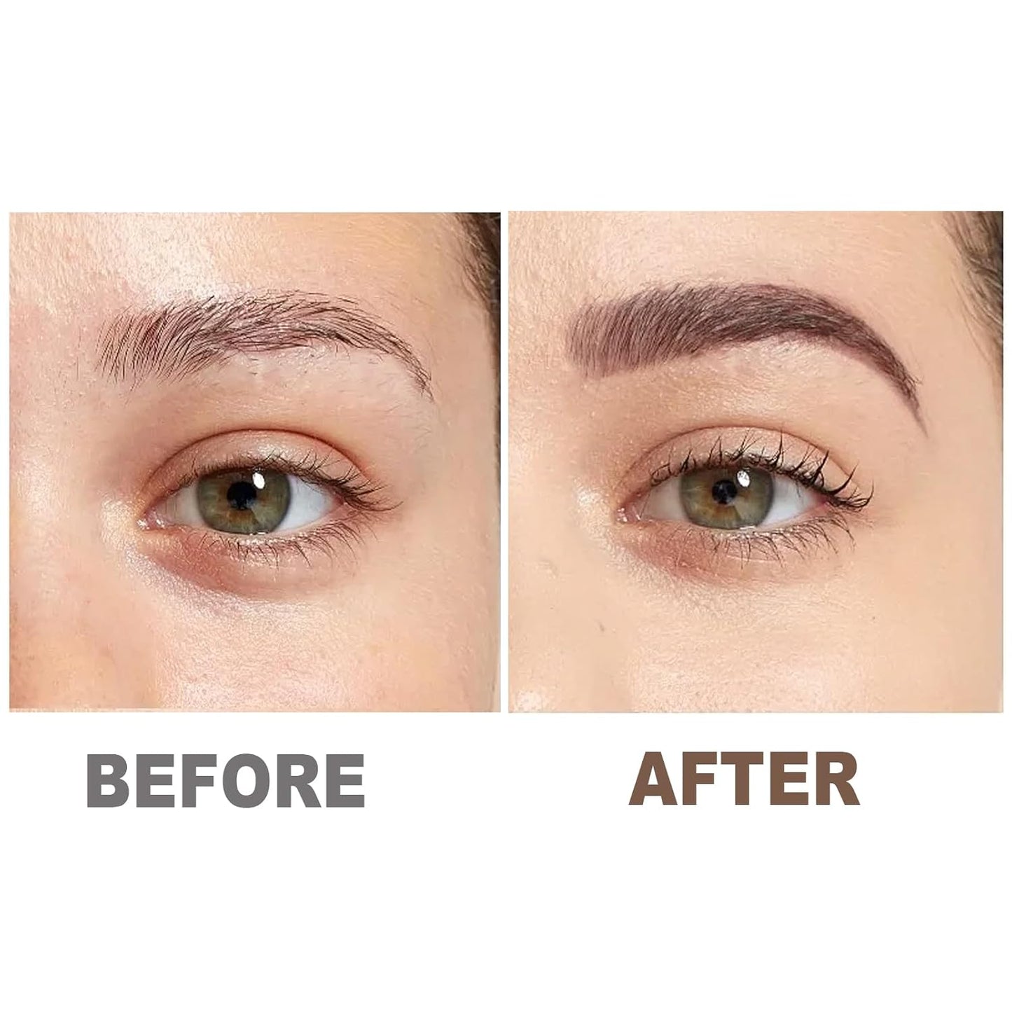 Boobeen 2 Pcs Eyebrow Pomade Cream, Waterproof Brow Pomade Gel High Pigmented Long-lasting for Natural Eyebrow Makeup, Suitable for Everyone