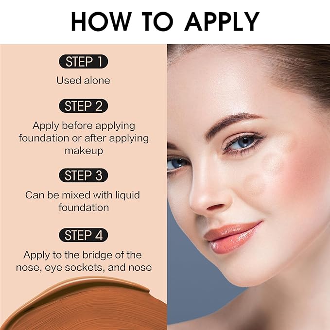 UCANBE Halo Glow Liquid Filter, Face Complexion Booster For Radiant Skin All Day Longwear, Soft-Focus Look Sodium Hyaluronate Vegan & Cruelty-Free - 0.91OZ Medium Tan