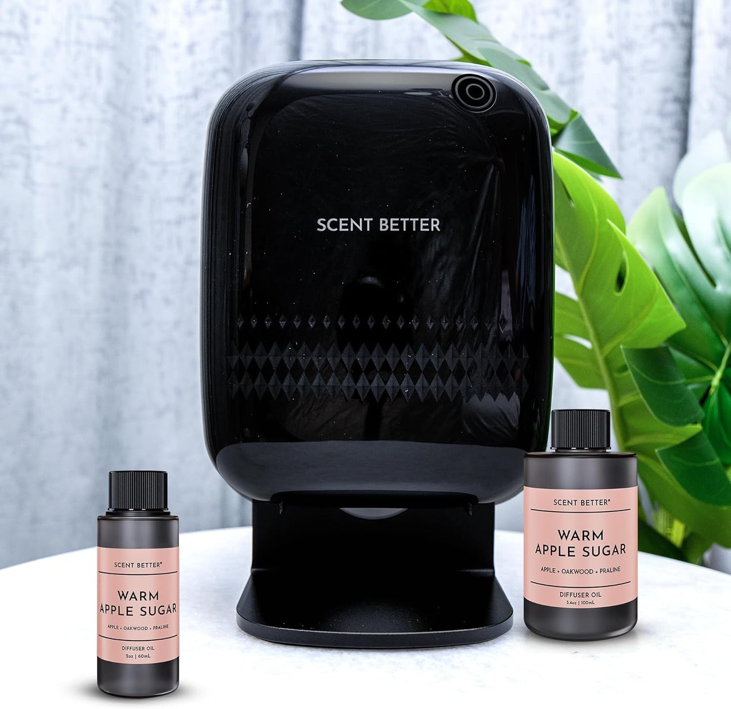 Scent Better Warm Apple Sugar Aroma Essential Oil Blend: an Aromatherapy Blend of Apple, Oakwood, and Praline for Ultrasonic Diffusers & Nebulizers (2 Fl Oz, 60 mL)