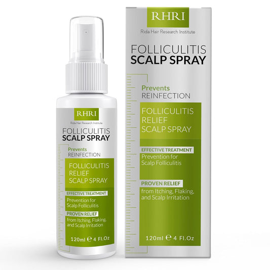 Folliculitis Scalp Spray | Dandruff Treatment for Dandruff, Psoriasis & Folliculitis | Antifungal & Anti Dandruff Itchy Scalp Treatment Formula Spray for Dry and Irritated Scalp