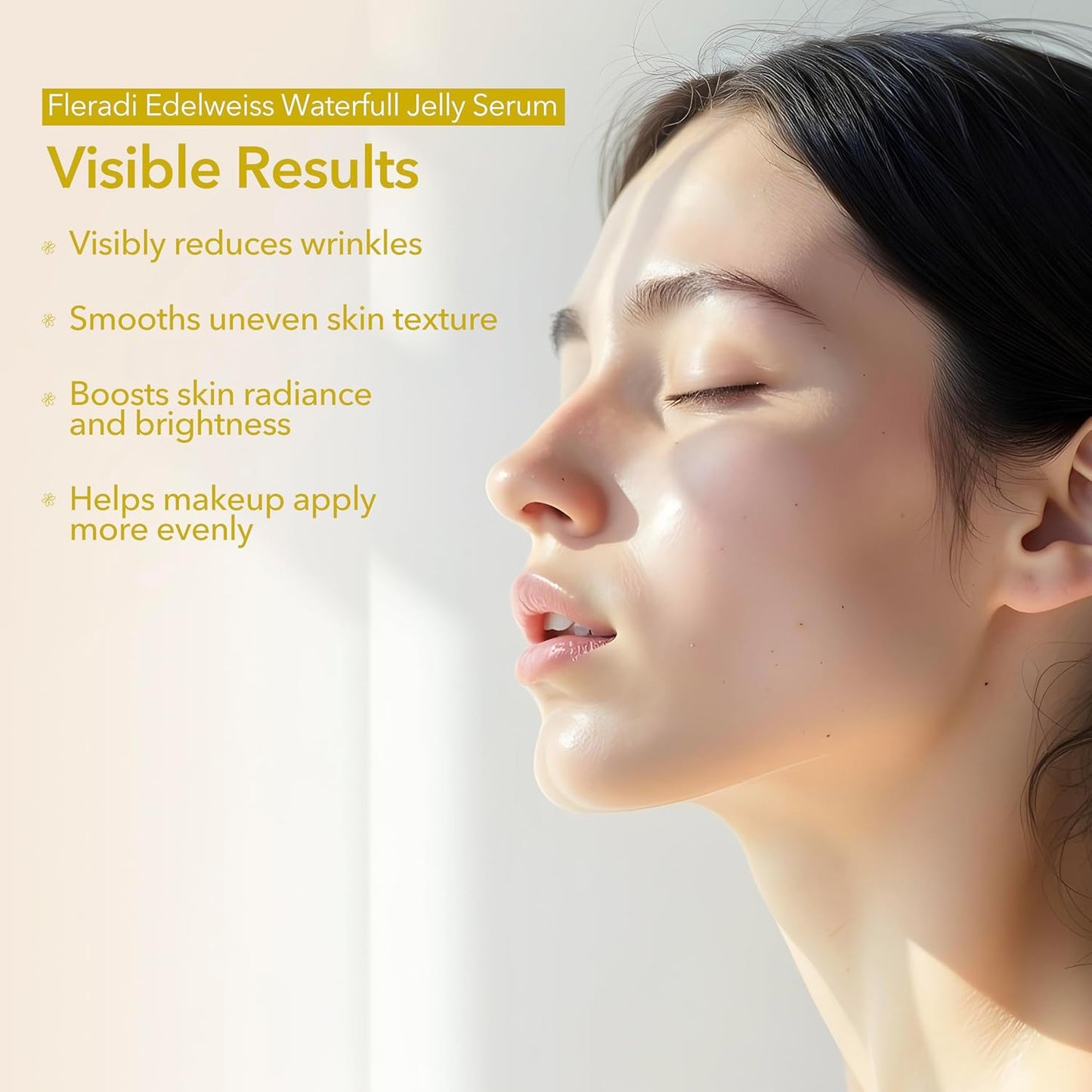 Edelweiss Essence: 30% Flower Extract Jelly Serum - Non-Sticky Hydration, Crafted by Renowned Korean Skincare Experts