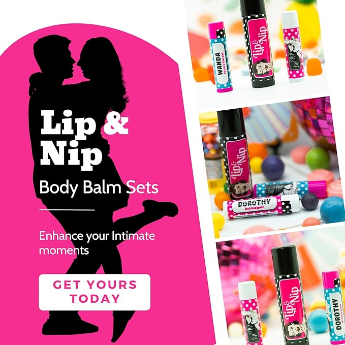 Orange Whip “Summer” Flavored Balms | Orange Whip Flavored Hydrating Lip Balm, Nipple Balm, and Full Body Balm | Lip Balm & Moisturizer and Intimacy Enhancer - Pack of 3