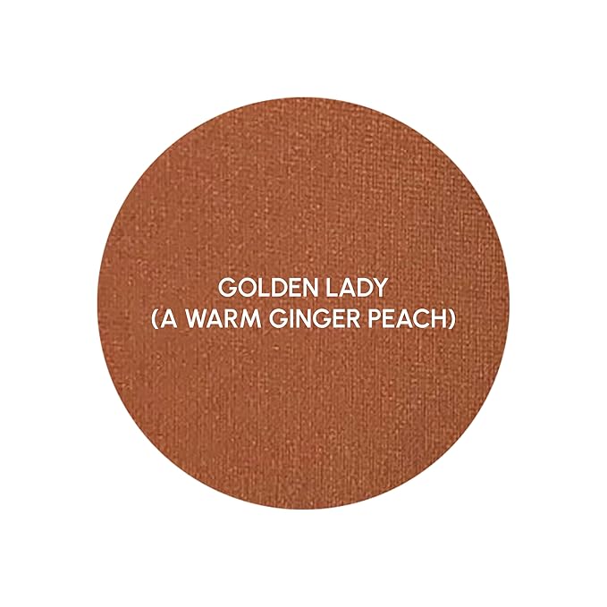 PRIMROSE POWDER BLUSH, Pressed Blush Face Makeup, Buildable Formula, Smooth Finish, Paraben Free, Made in the USA 0.11 oz. (Golden Lady)