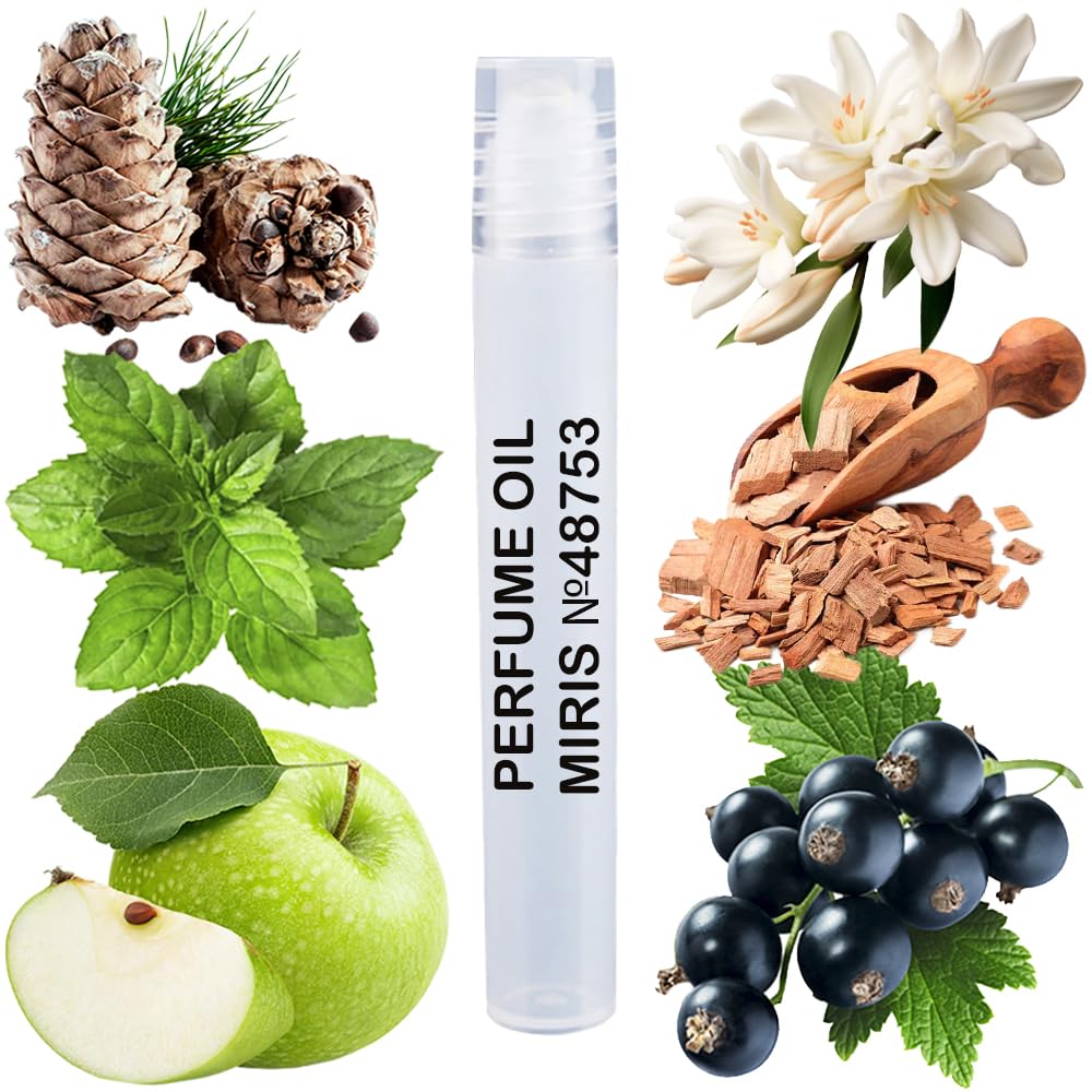 MIRIS Perfume Oil No. 48753, Inspired by Authentic Night, Long-Lasting Women Roll-On, Rollerball 0.34 Fl Oz / 10 ml
