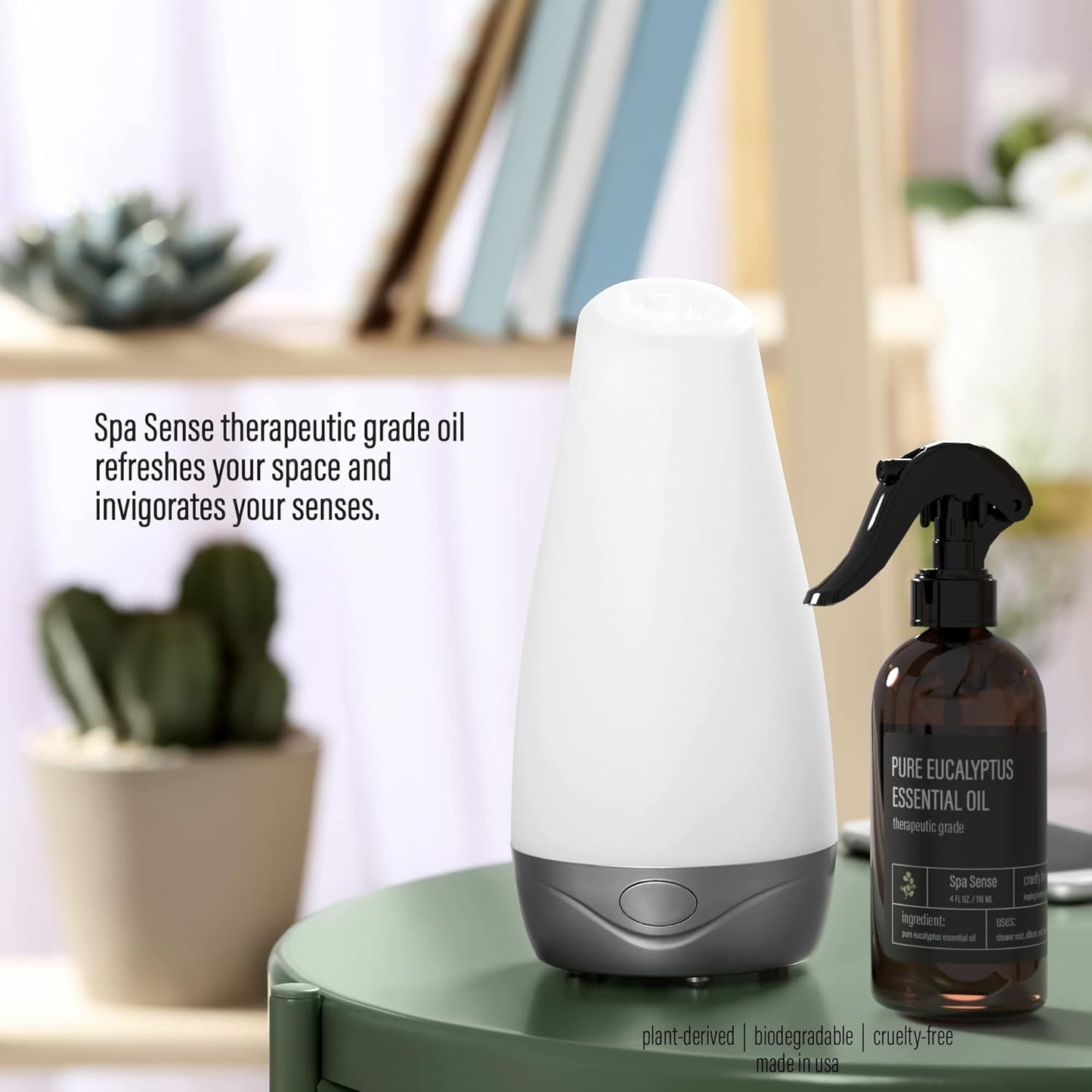 Pure Eucalyptus Oil Shower Mist and Steam Room Spray - Room Spray and Eucalyptus Spray for Shower - Premium Aromatherapy Eucalyptus Essential Oil Spray - 4 Ounce, 2 Pack