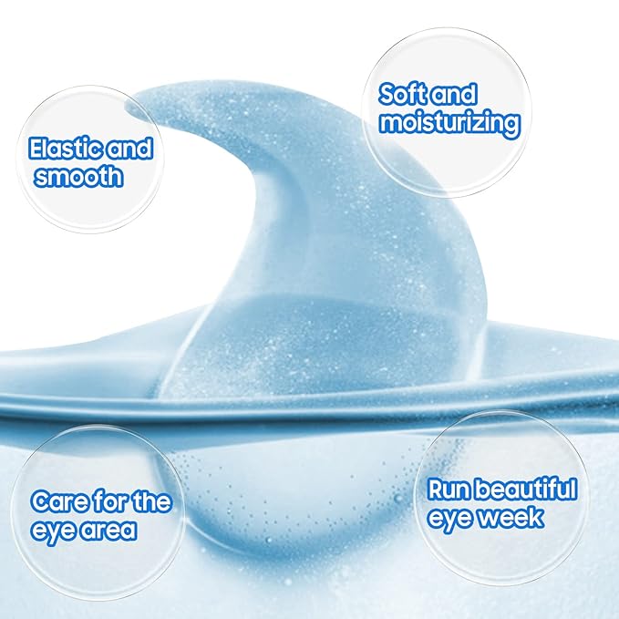 Under Eye Patches- 28 Pairs Blueberry Collagen Eye Mask Eye Patches for Reducing Puffy Eyes and Dark Circles, Anti Aging Gel Eye Pads Under Eye Mask, Blue