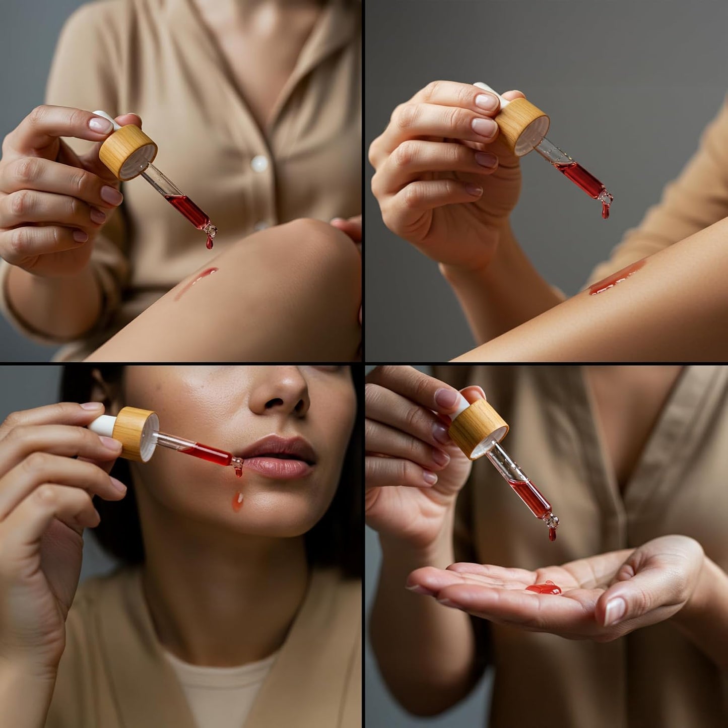 Pure Red Saad Oil (Egyptian Cyperus Rotundus) | Silky Serum Unscented by Hadirose Concentrated | Organic All Natural Hair Removal | Hair Growth Inhibitor | Natural Scent | Made in the USA.