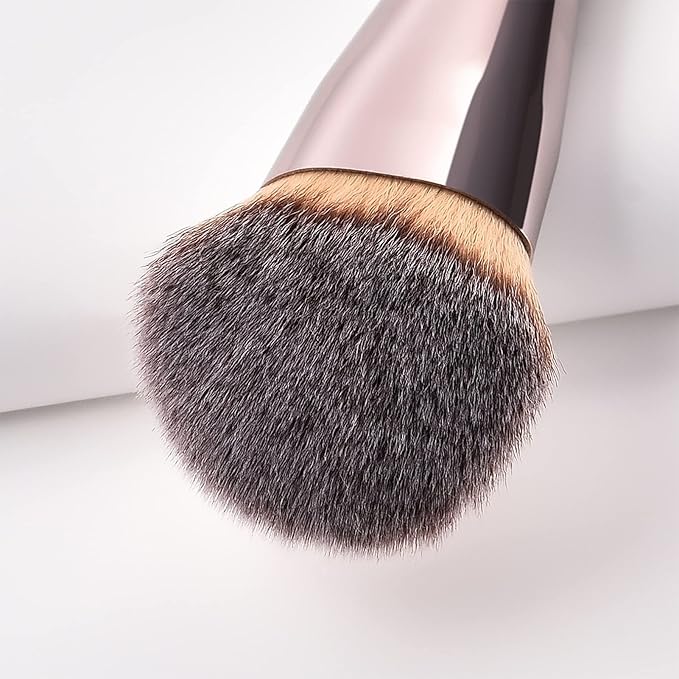 Professional Angled Foundation Brush Premium Synthetic Kabuki Makeup Brush Bronzer Contour Brush Cosmetic Applicator for Blending Liquid Powder BB Cream Vegan Brochas de Maquillaje