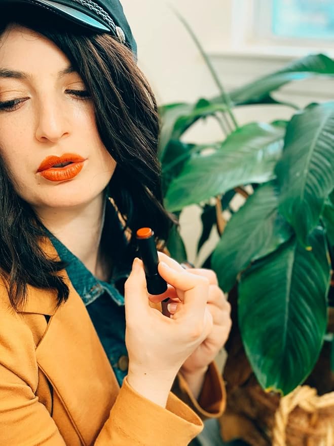 Eco Lips Vegan Cruelty-Free Brazilian Lip Tint Variety Pack - 100% Natural Lip Balm (Blessed, Blissful, Brave, Brazen, Bold) (5 Pack) | Made in USA