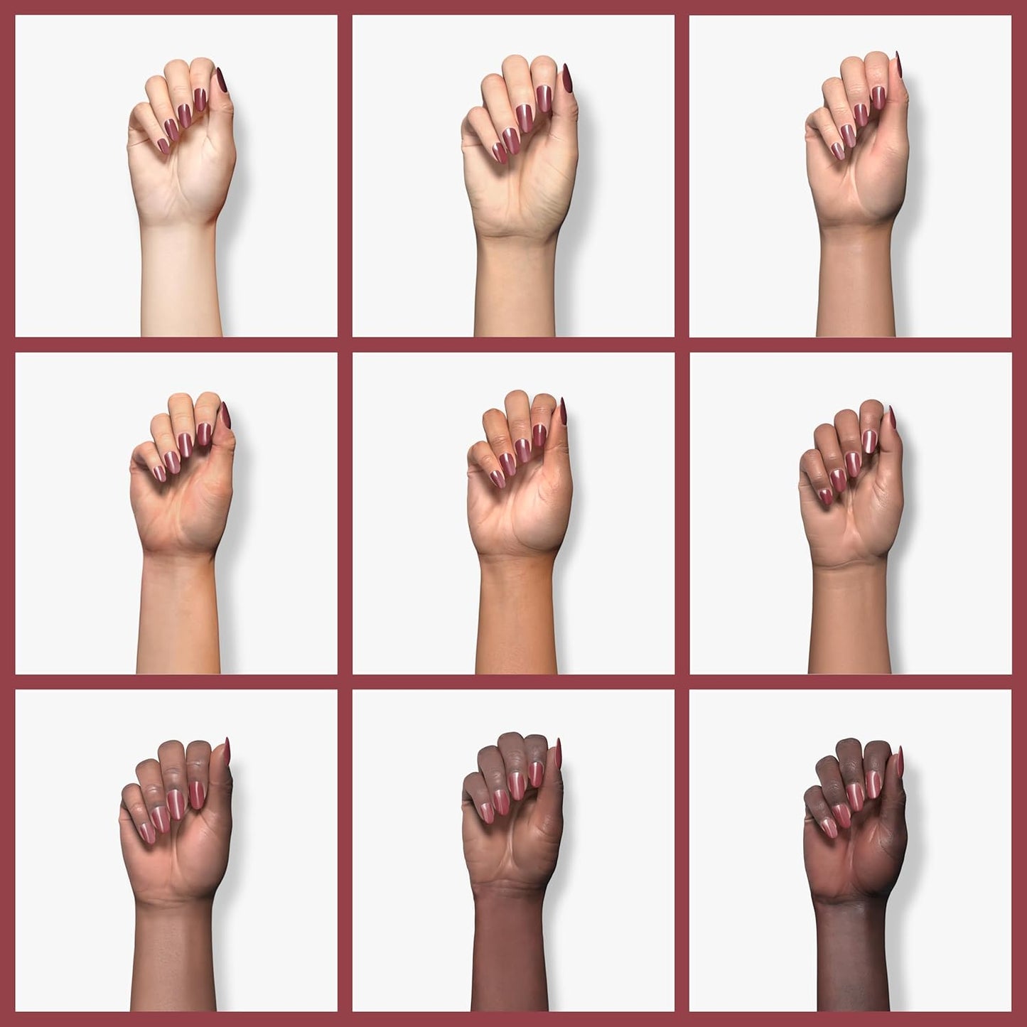 Beetles Red Gel Polish, Burgundy Red Fall Color Gel Nail Polish Soak Off UV Lamp Wine Red Nail Polish, Home Salon DIY Design Art Manicure Gift for Women, 1Pcs 15ml