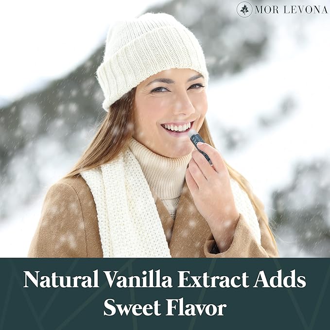 Organic Hemp Lip Balm - USDA Certified Organic All Natural Lip Balm - Hemp Lip Moisturizer Soothes, Hydrates, Nourishes, and Protects Dry, Chapped Lips - Natural Vanilla Flavor (3-Pack)