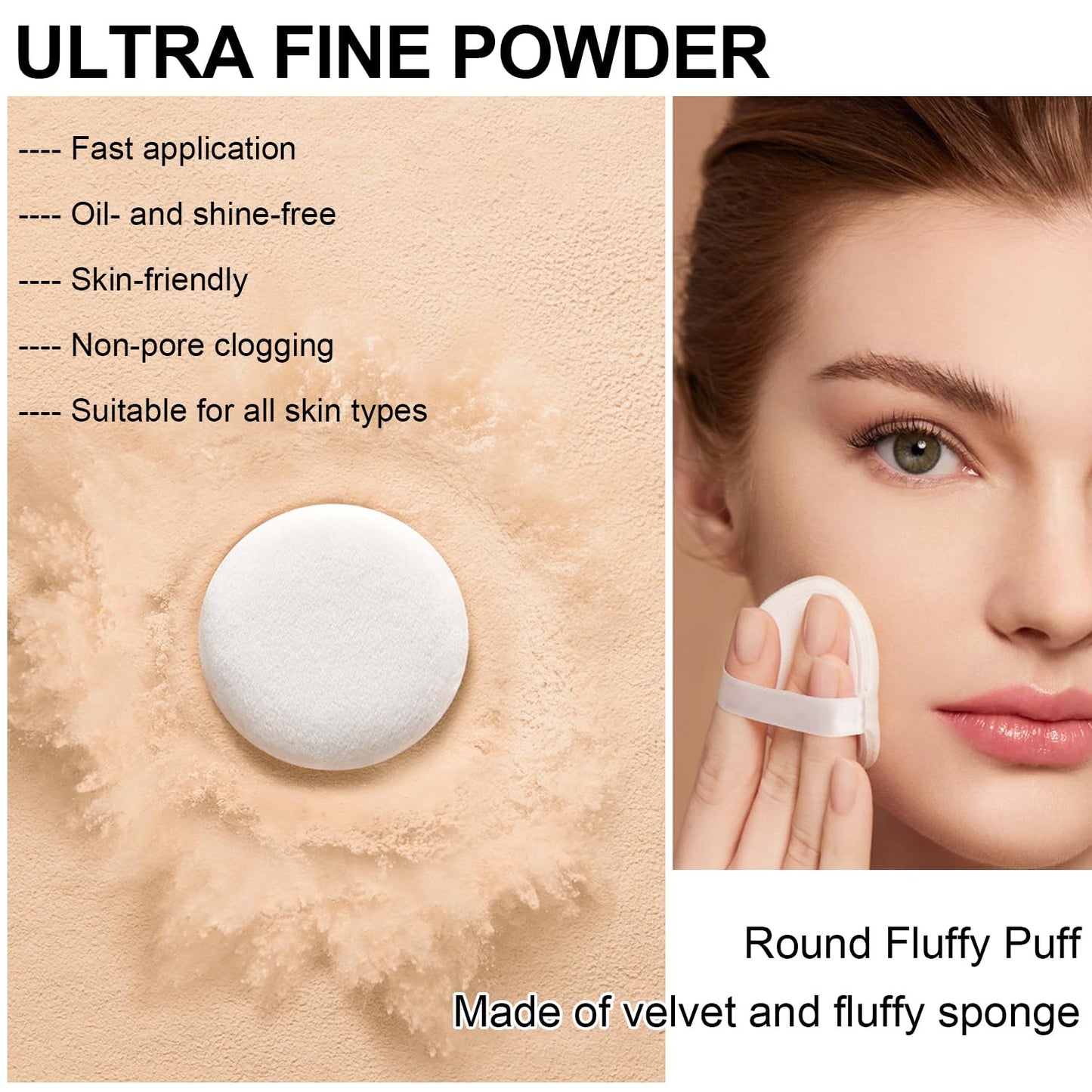Mineral Powder Foundation, SPF 35, Sunscreen Lightweight Loose Powder, Skin-Improving, Buildable Coverage, Natural Glow Base Makeup (#05 Fair Light Foundation Makeup)