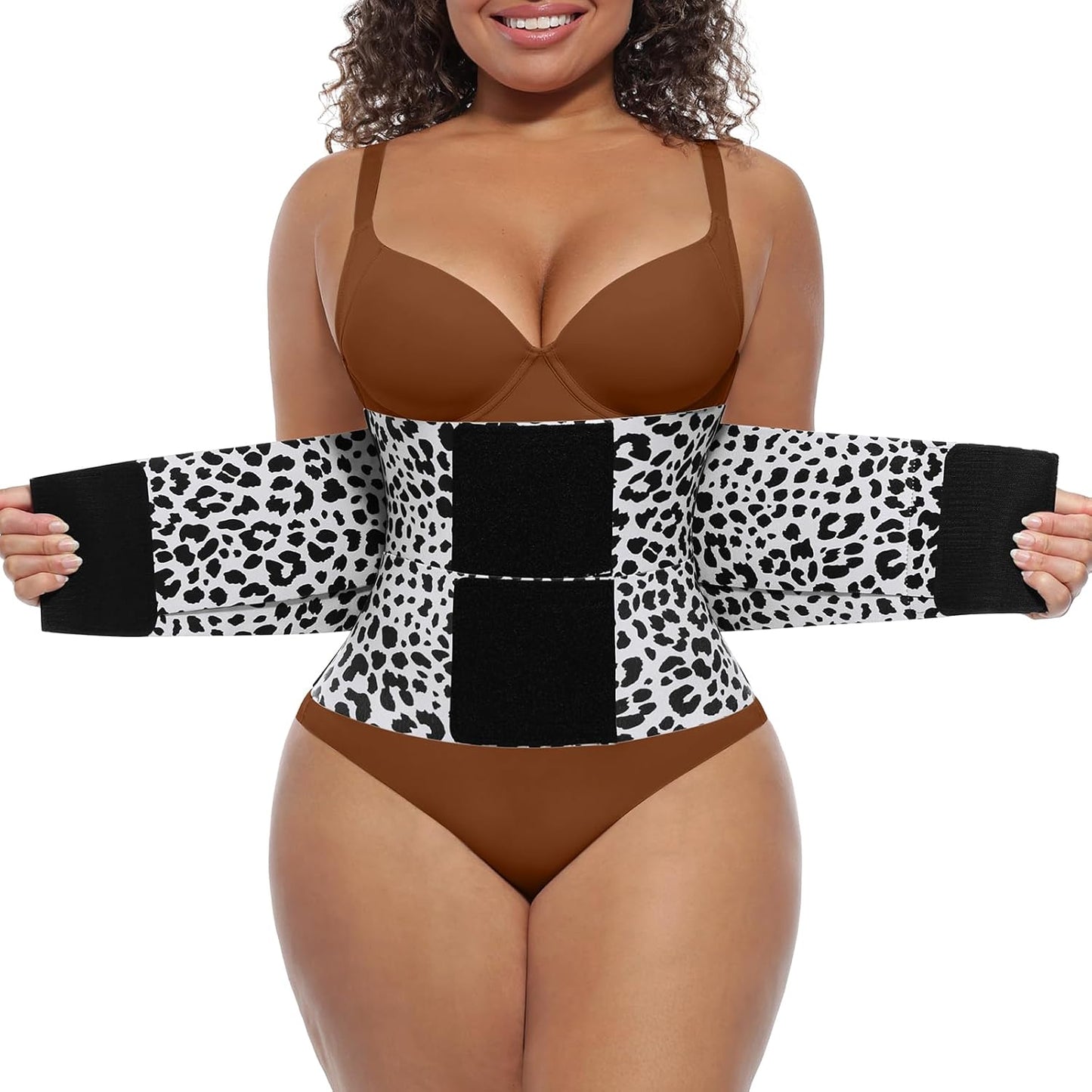 FeelinGirl Waist Trainer Long Torso Waist Cincher Trimmer Ab Belt Tummy Control Body Shaper Triple Wrap Women and Men