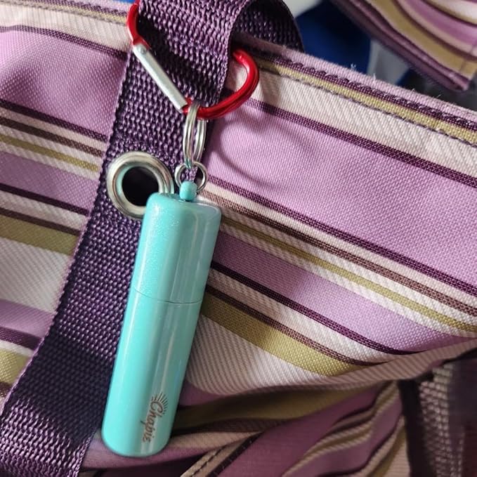 OG | Vacuum Insulated Lip Balm Keychain Holder, Prevents Melting & Messes | 3-Pack (Island)