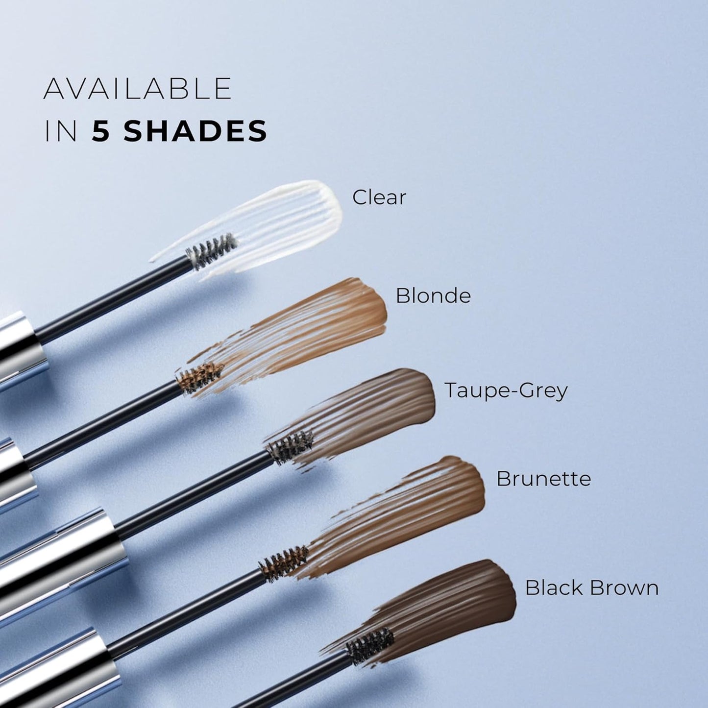 Wunderbrow Fluffy Brow Wax, 16 hour hold, Smudgeproof and Water resistant, Shade: Brunette