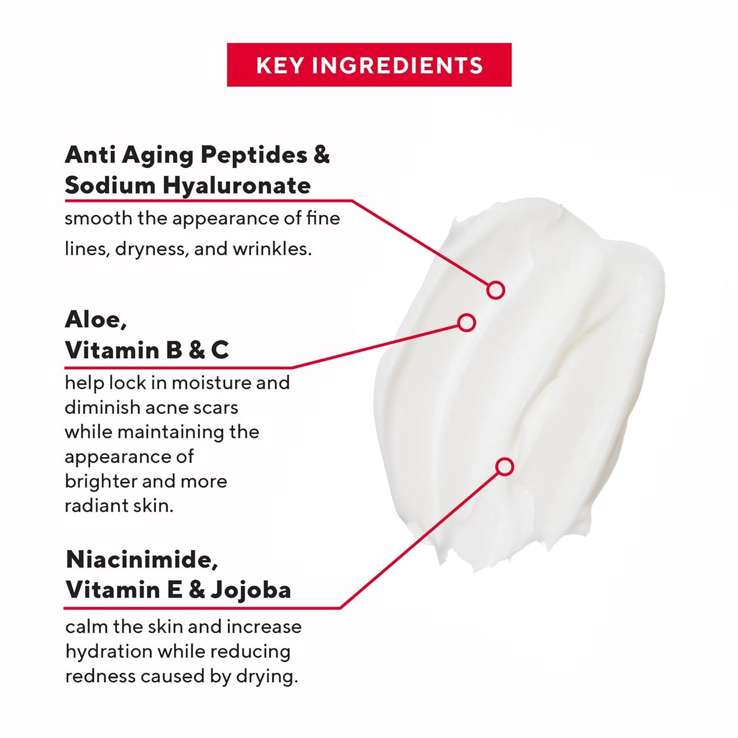 Mirabella Renew Age-Defying Daily Moisturizer for Face, Hydrating Face Moisturizer Helps Reduce Appearance of Fine Lines, Wrinkles and Dark Spots with Peptides, Hyaluronic Acid, and Antioxidants