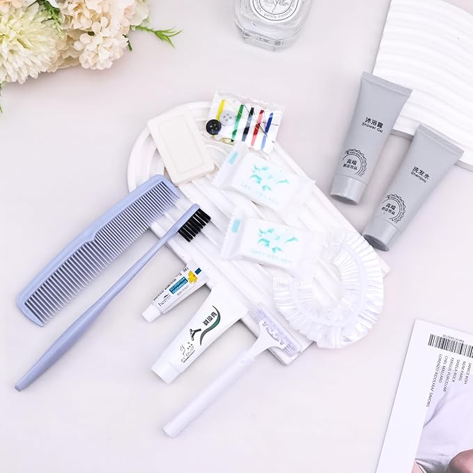 Hygiene Kit, Hygiene Kit Bulk, The Travel Hygiene Kit Is Fully Equipped, Individually Packed, Easy To Carry, Convenience Kits Suitable For Hotel, Home, Camping, Travel (PACK-12)