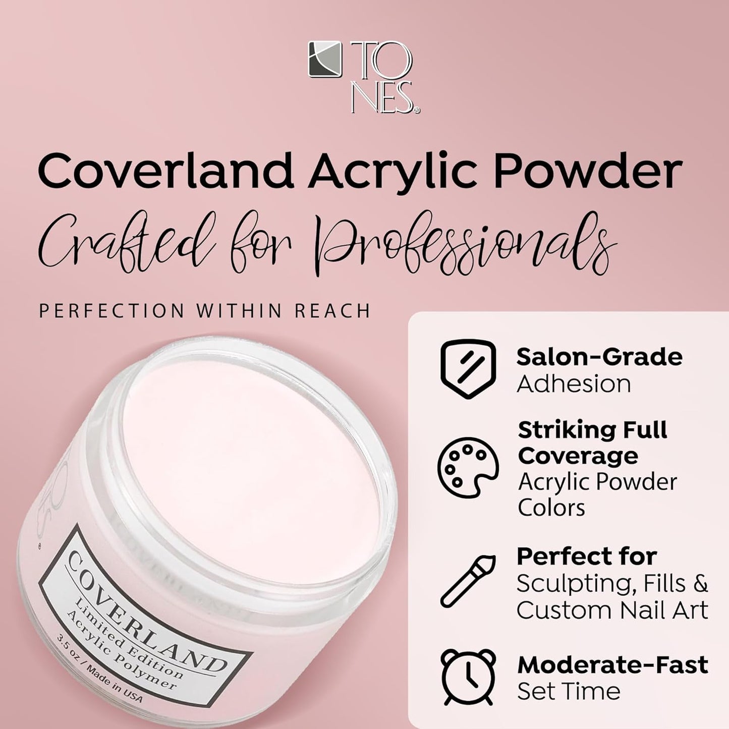 Coverland Acrylic Powder 3.5oz "Audacious" - Limited Edition