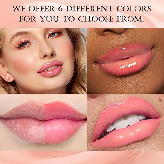 DAGEDA Tinted Lip Balm, Moisturizing Magic Color Changing Lipstick, Soothing Hydrating Lip Balm Tinted, Glossy Lip Plump Gloss Butter Balm, Lightweight, Non-Greasy, 01