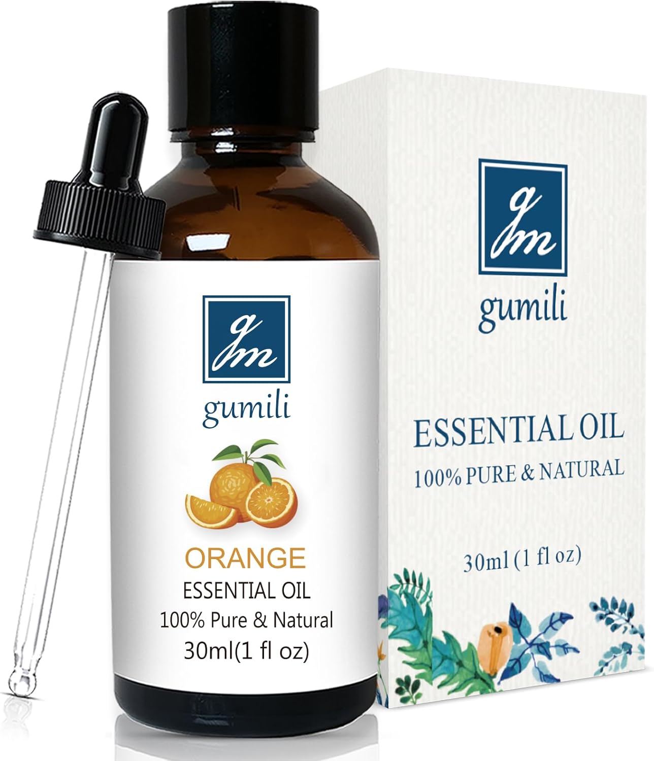 Orange Essential Oil 1 Oz – 100% Pure Sweet Orange Oil for Diffuser, Skin, Body, Spray, Massage & DIY