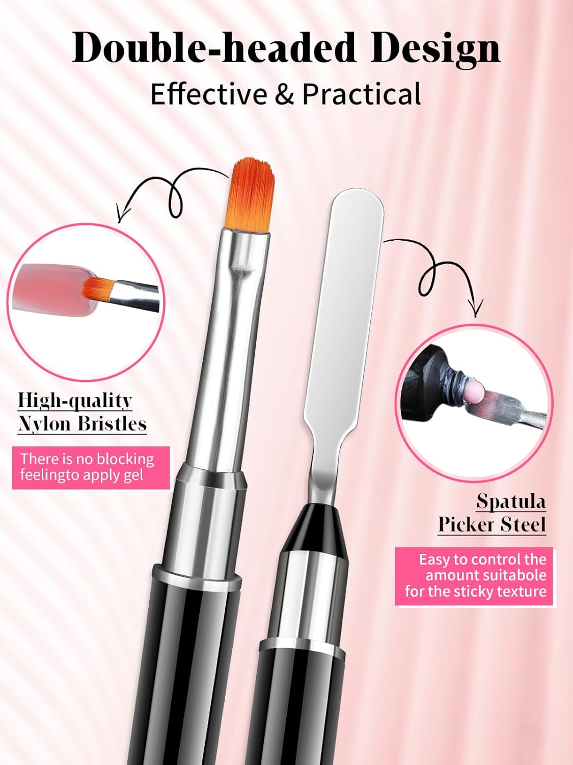 TOROKOM Poly Gel Nail Forms Kit for Toes - 150PCS Reusable Dual Toenail Forms for Builder Gel, Toe Nail Kit with 2.5oz Slip Solution, Brush, File, 5PCS Clips - 15 Sizes