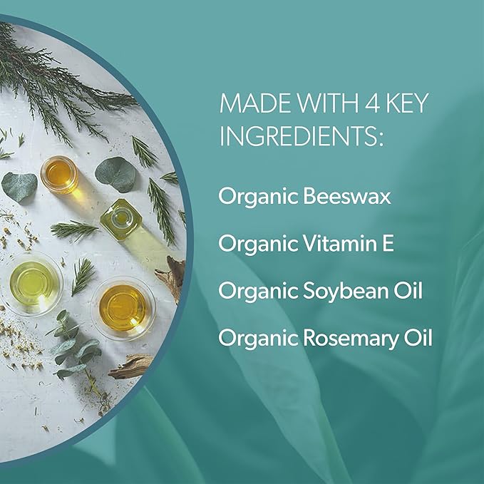 Waxelene Original Lip Tube 3 Piece, Best Lip Balm Ever Organic Calming Multipurpose Ointment Baby Eczema Dry Sensitive Skin Body Hand Face Moisturizer