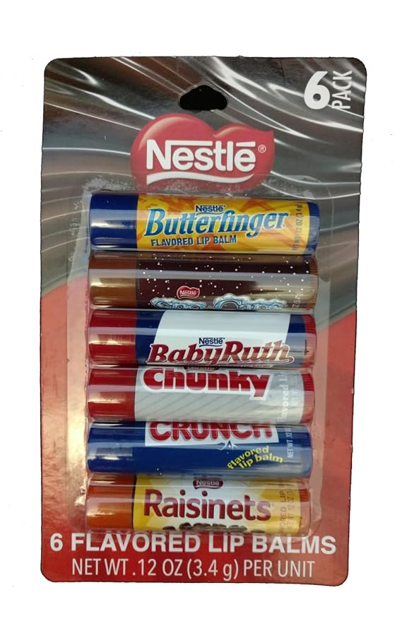Taste Beauty Smiles You Can Taste - 6 Candy-Flavored Lip Balms (Nestle)