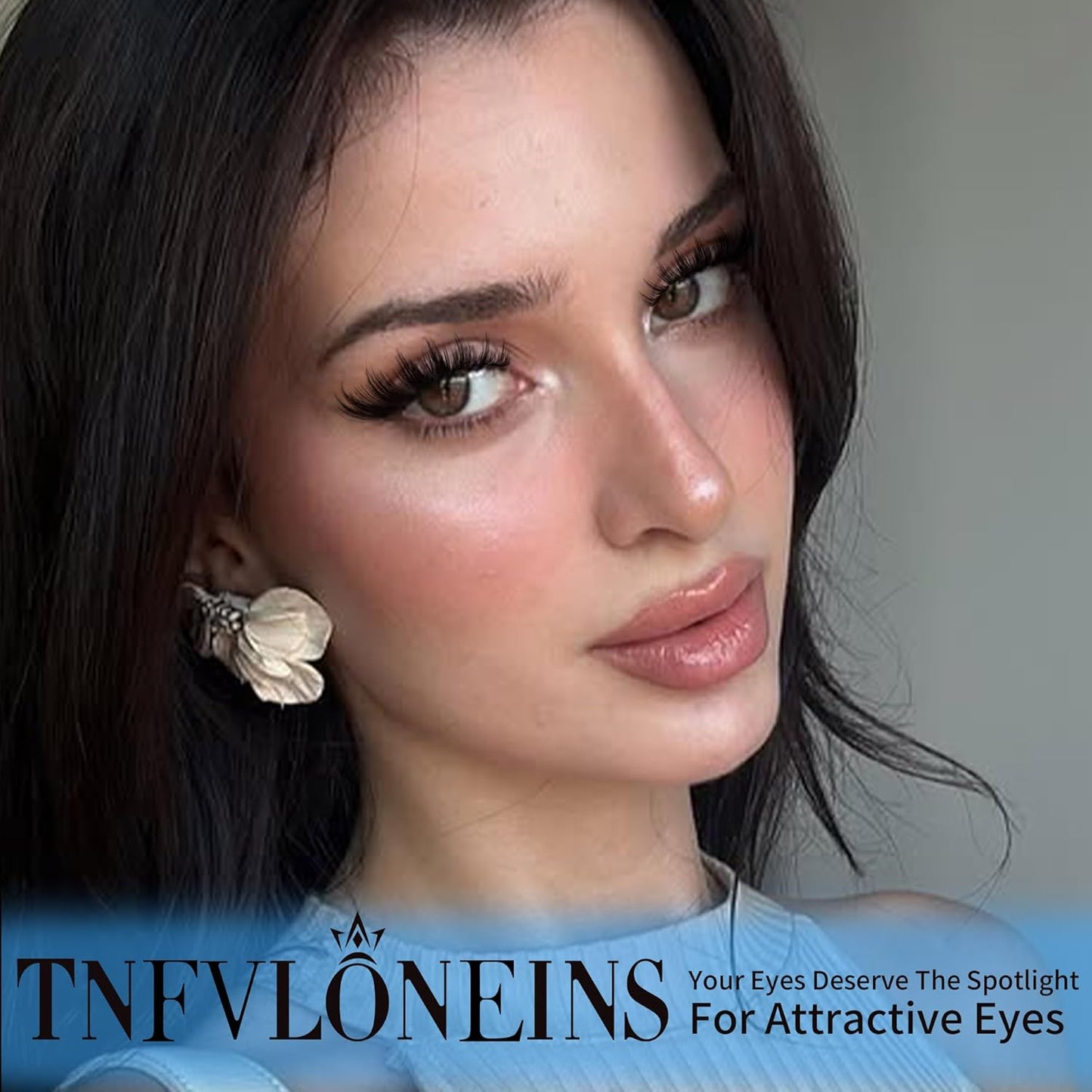 TNFVLONEINS Manga Lash Clusters Wispy Eyelash Clusters with Spikes Natural Individual Lashes Cluster DIY Anime Cluster Eyelash Extensions