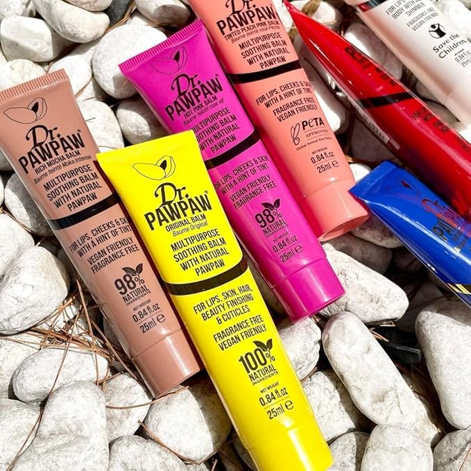 Rich Mocha Balm, Multi-Purpose Natural No Fragrance, for Hydrating Lips, Skin, Hair, Cuticles, Nails & Beauty Finishing (25 ml)