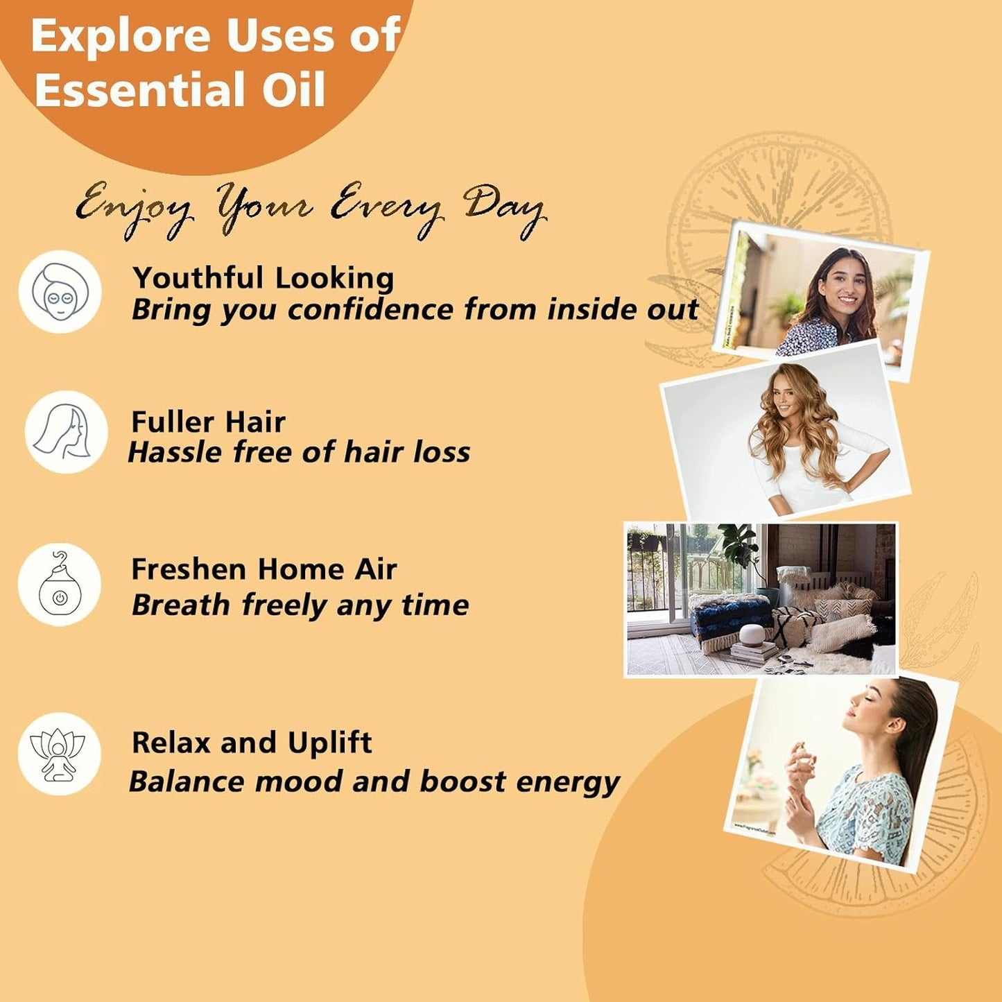 Sandalwood Essential Oil, Home Fragrance Oil Scent Oils for Perfume, Diffuser, Skin, Hair, Roll On - 1 Oz