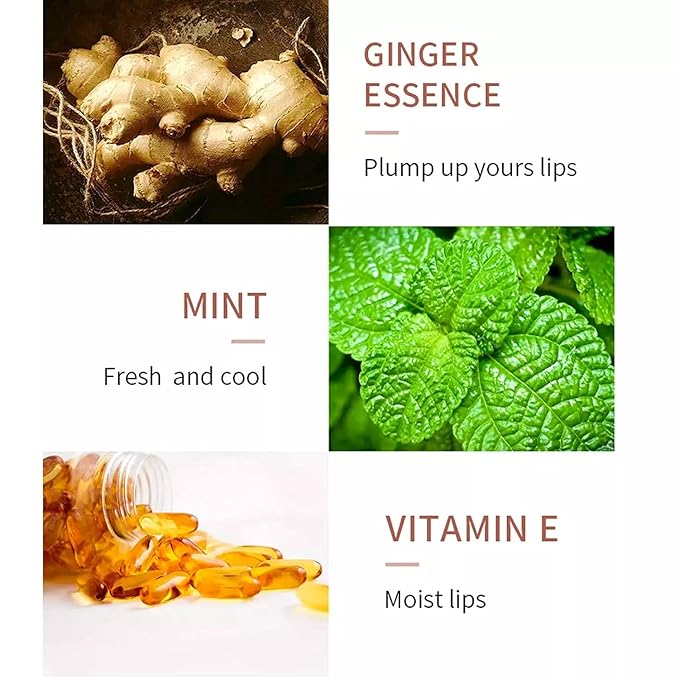 2 Pcs Lip Plumper, Natural Lip Plumper and Lip Care Serum,Lip Plumper set (Day& Night)