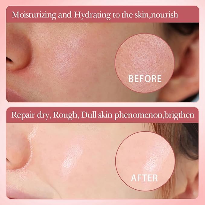 Peach Skincare Sets For Teen Girls, Complete Skin Care Routine With Facial Moisturizer, Face Cleanser, Face Mask, Peach Serum, Hand Cream & Toner, 7-In-1 Facial Skincare Set For Women