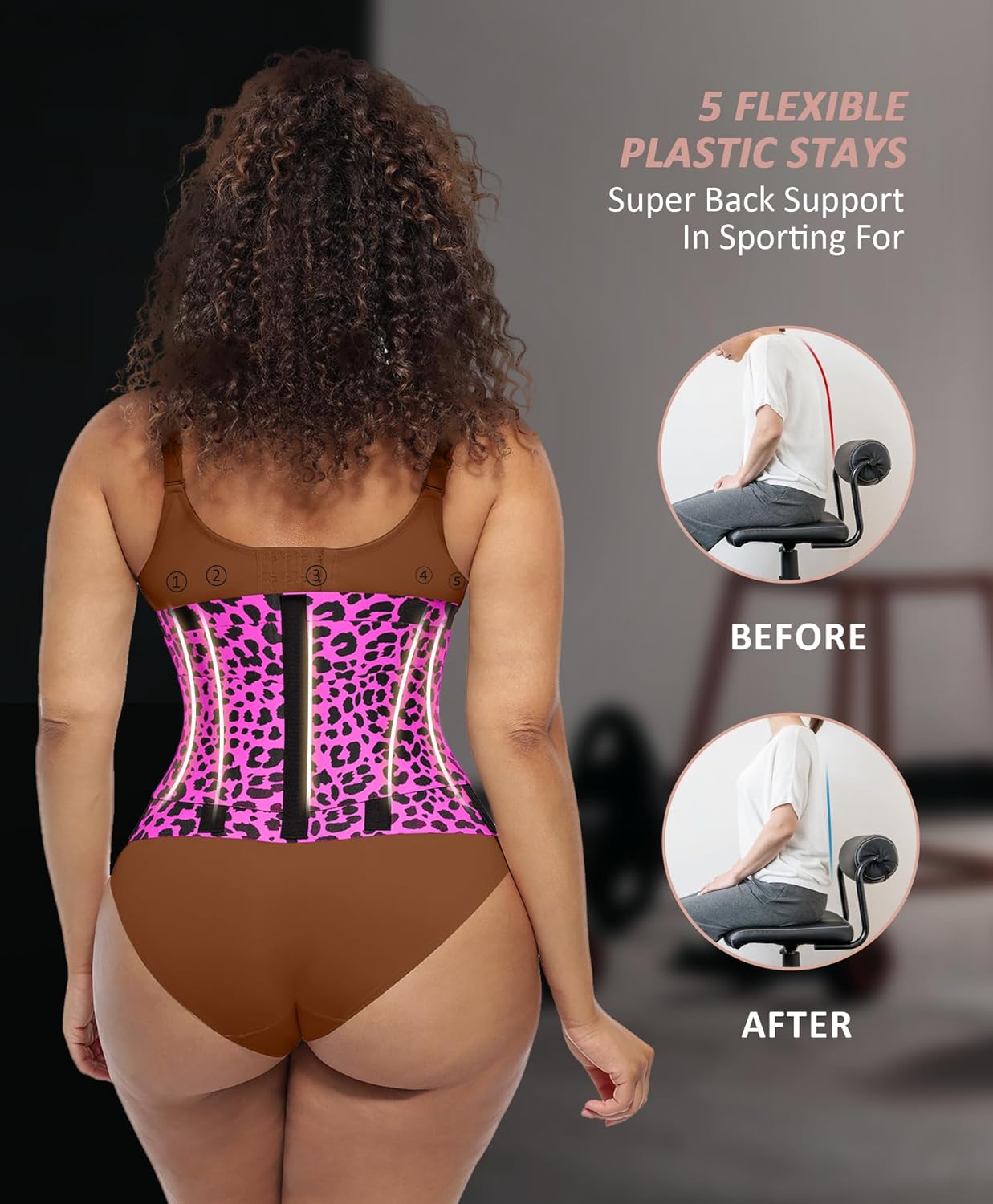 FeelinGirl Waist Trainer Belt Waist Cincher Trimmer Ab Belt Tummy Control Body Shaper with Triple Wrap Women and Men