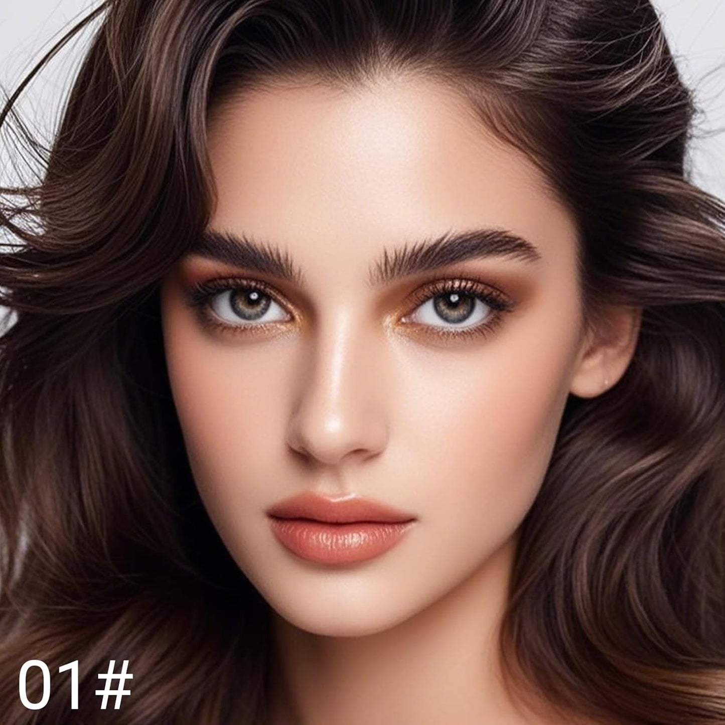 Erinde Waterproof Eyeshadow Stick, Cream Eye Shadow Stick, Long-Lasting, Crease-Proof, Cream to Powder Buildable & Blendable Eye Shadow Pencils Crayon, Vegan & Cruelty-Free, 01 Caramel